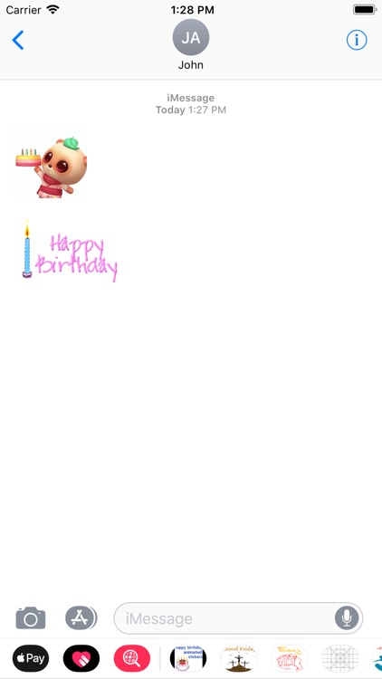 birthday animated stickers