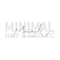 Minimal hair&organic logo