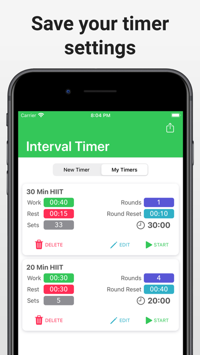 Interval Timer: HIIT Workout Screenshot