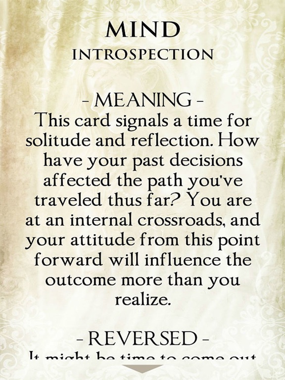 Ancient Wisdom Oracle Cards iPad screenshot 4 - Lifestyle app