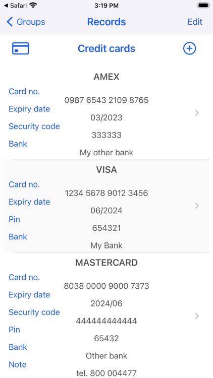 iDataSafe - data manager.