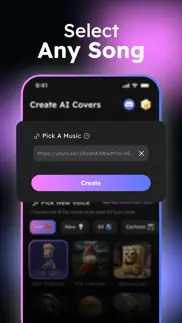 ai cover & ai songs: singer ai iphone screenshot 3