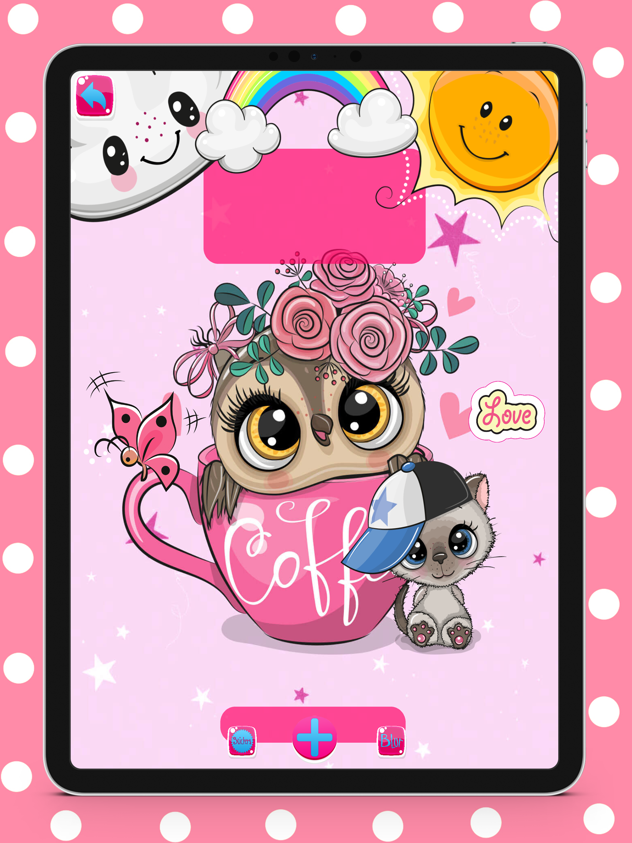 Cute Pink HD Wallpaper Maker screenshot 9