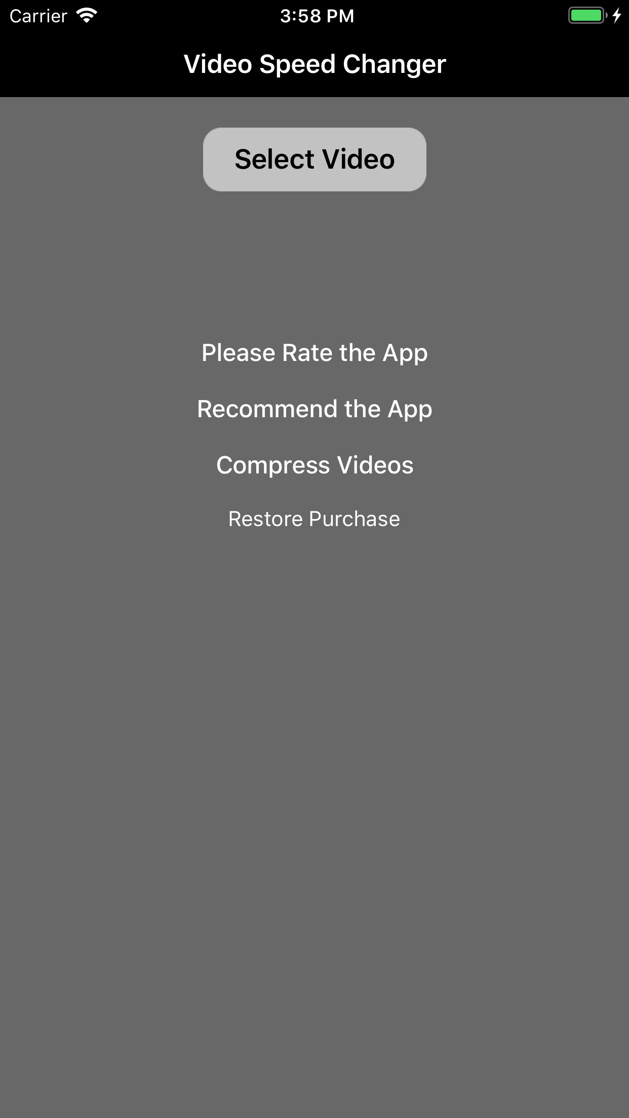 Video Speed Changer - Editor