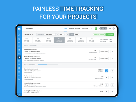Avaza - Unified Team Work iPad screenshot 6 - Business app