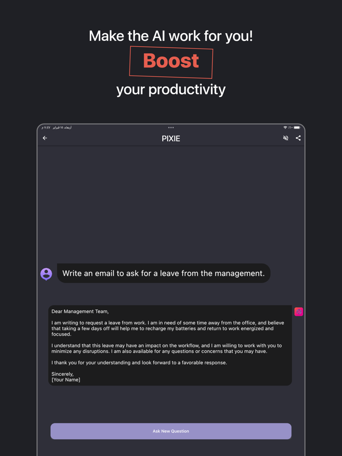 Pixie - AI Writing Assistant
