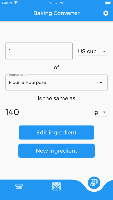 Baking and Cooking Converter Screenshot