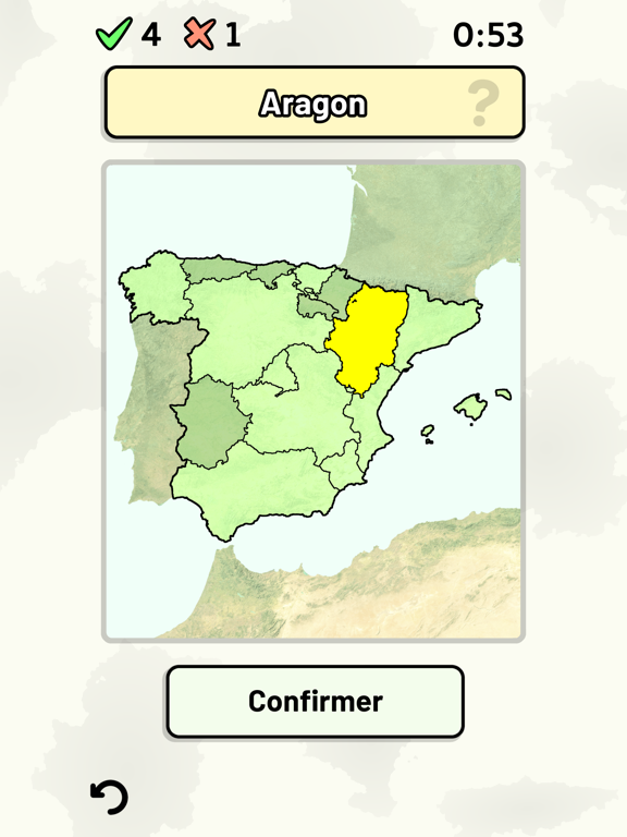 Screenshot #4 pour Communautés d'Espagne - Quiz