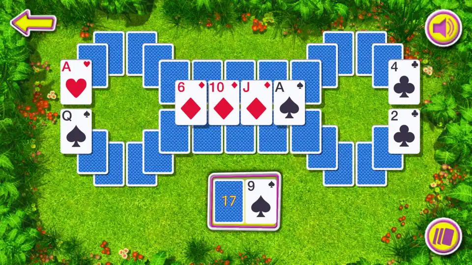 Capture d'écran de Summer Solitaire, Le Jeu sur iPhone 2