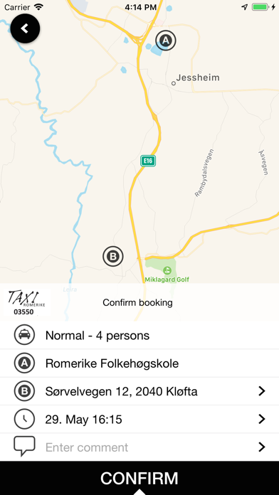 Taxi Romerike Screenshot