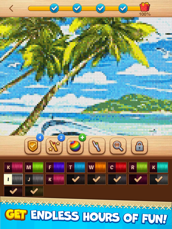 Screenshot #6 pour Cross-Stitch: Coloring Book