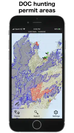 NZ Topo50 South Island iPhone image 4