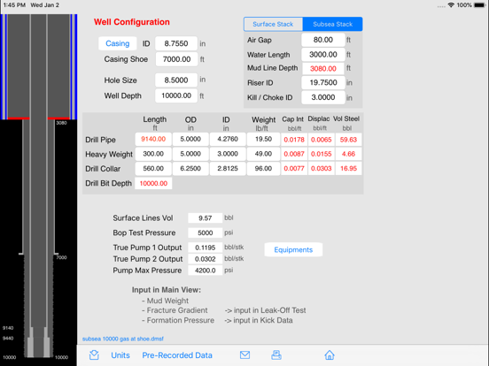 Driller's Method Simulator iPad screenshot