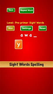 sight words spelling iphone screenshot 2