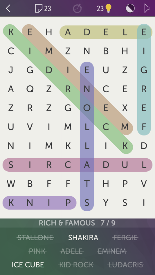 #6. Word Search + Infinite Puzzles (iOS) 来自: Funnerware