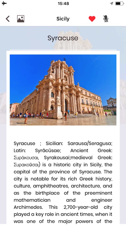 #4. Sicily Travel Guide Offline (iOS) 由: Josefina Martin