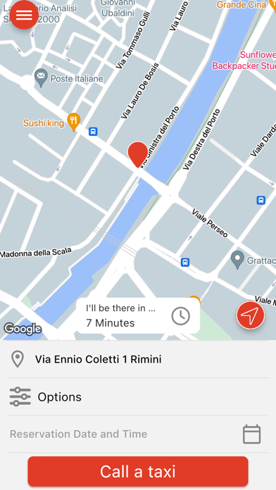 TAXI RIMINI Screenshot