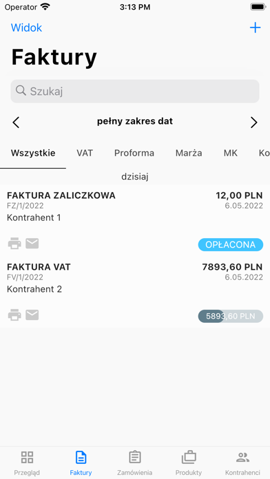 FakturaLight Screenshot