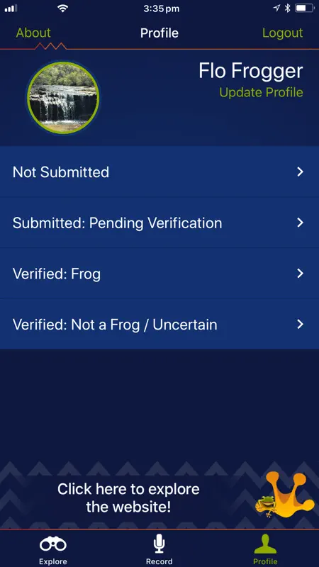 FrogID screenshot 5 of 5