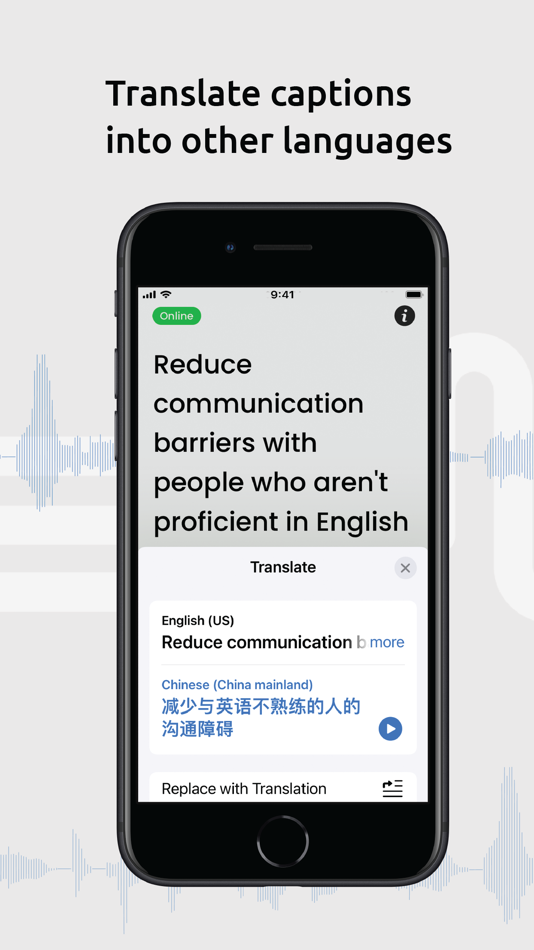 #5. NALscribe: live captions (iOS) 由: National Acoustic Laboratories