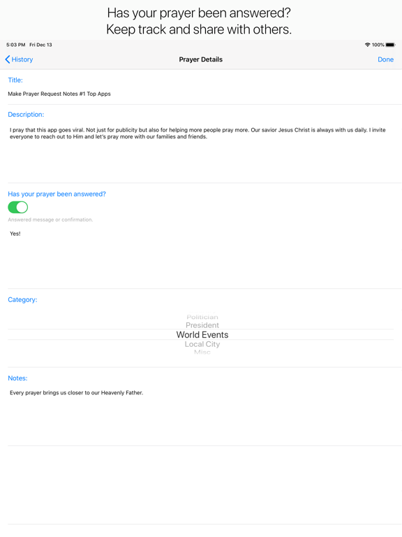 Screenshot #6 pour Prayer Request Notes