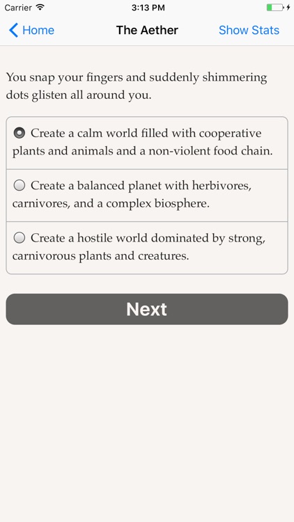 The Aether: Life as a God