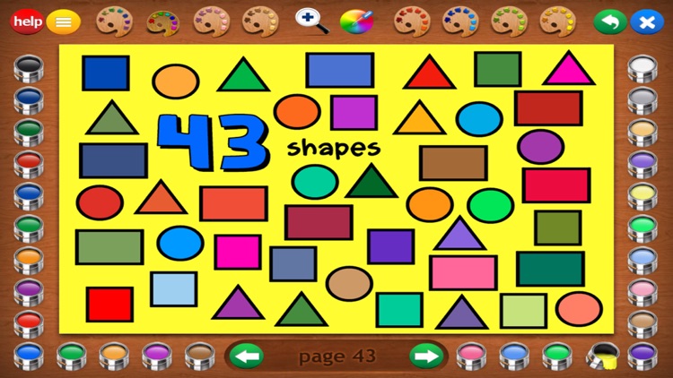 Counting Shapes Coloring Book