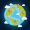 Learn countries, states, capitals and landmarks with this geography learning game