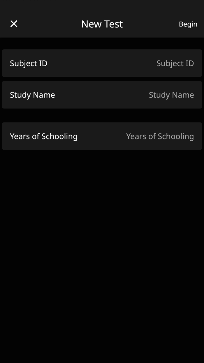 EncephalApp - Stroop Test