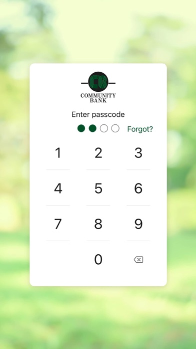Our Community Bank Screenshot