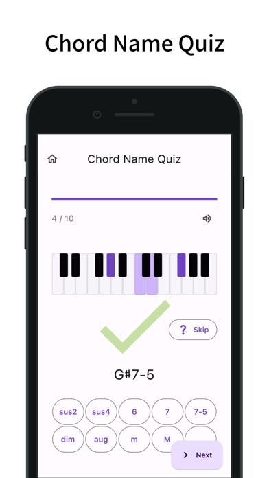 Chord Quiz: Learn Piano Chord Screenshot