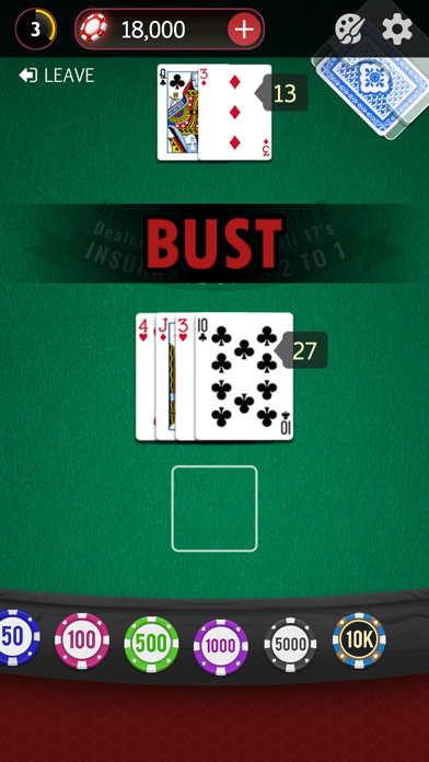 Blackjack 21: Casino Game Screenshot