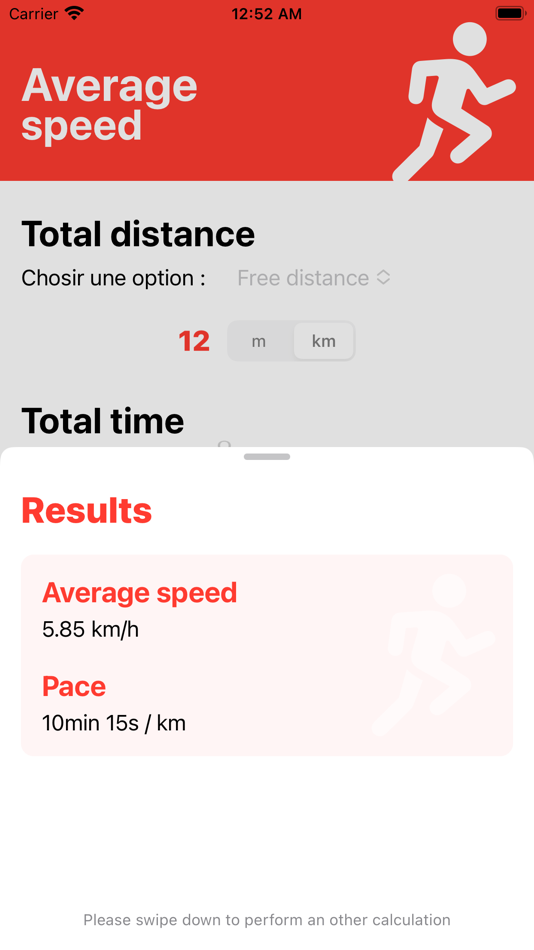 #2. Running Speed Calculator (iOS) 由: Benjamin Wolff
