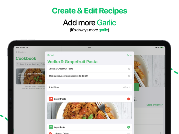 Pestle Recipe Organizer