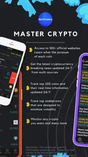 master crypto : btc, altcoins iphone screenshot 1