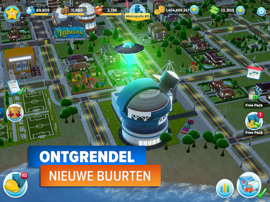 Citytopia® Build Your Own City iPad app afbeelding 2