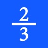 Fraction Calculator - Math App Icon