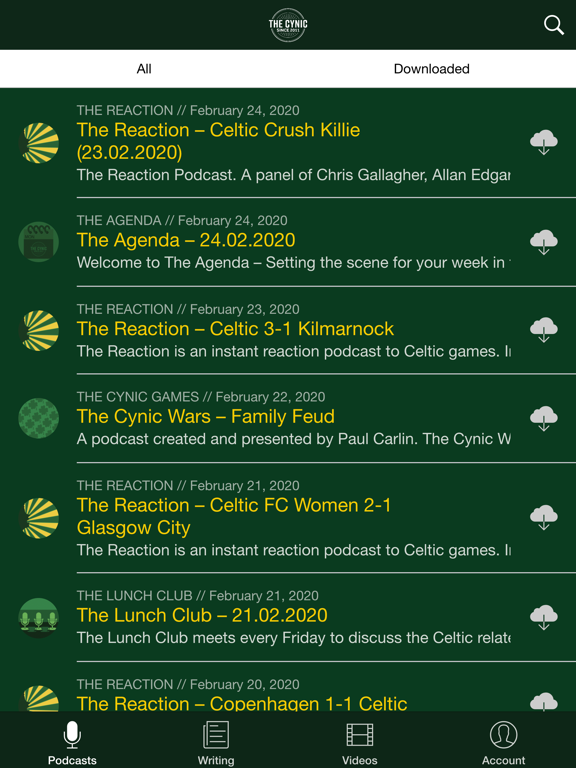 The Cynic Player iPad screenshot 1 - Sports app