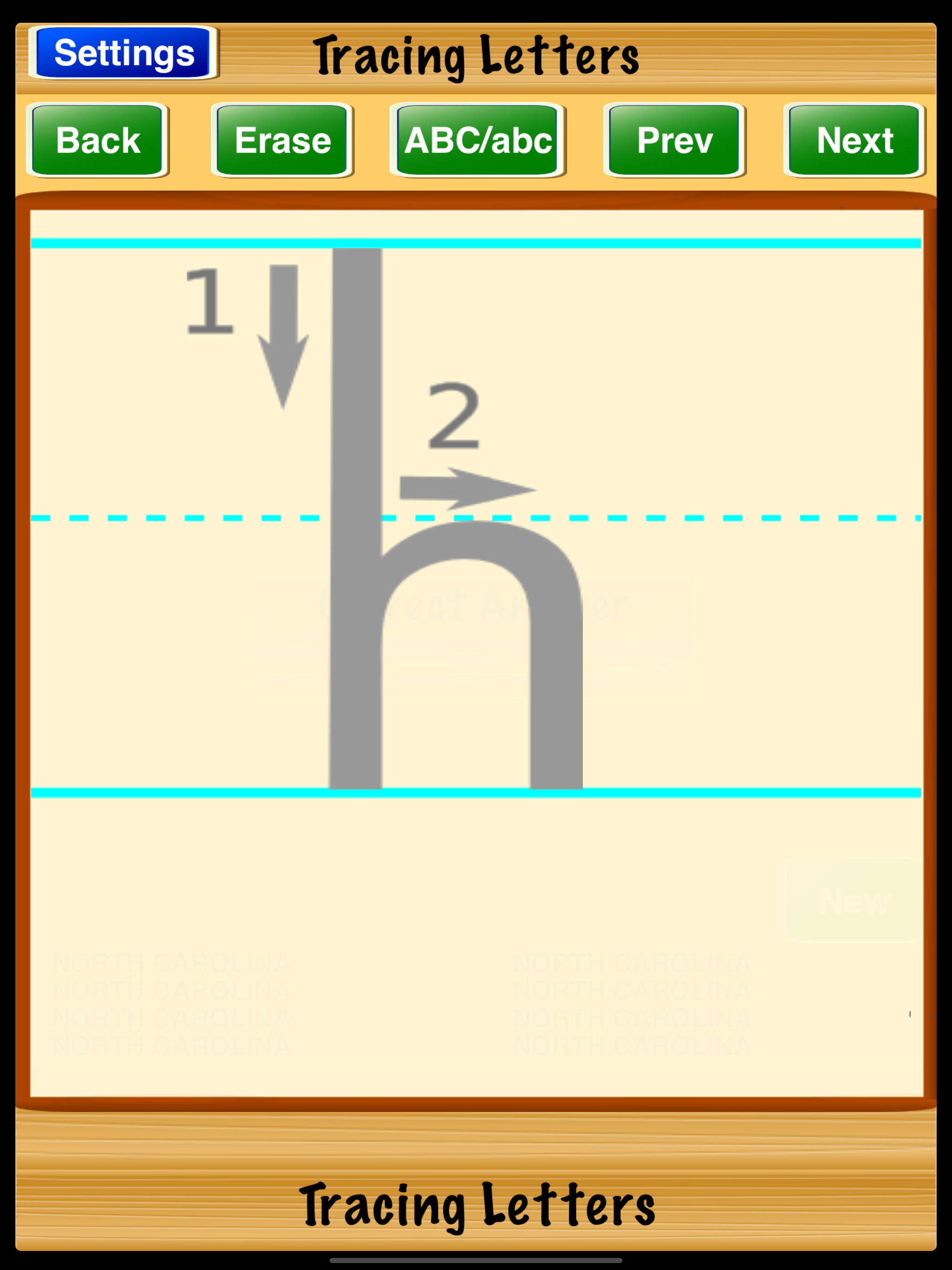 Tracing Letters
