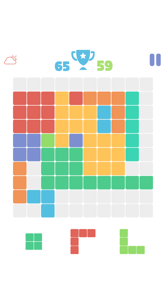 #2. 1010 Block Puzzle King (iOS) By: Thi Huong Phan
