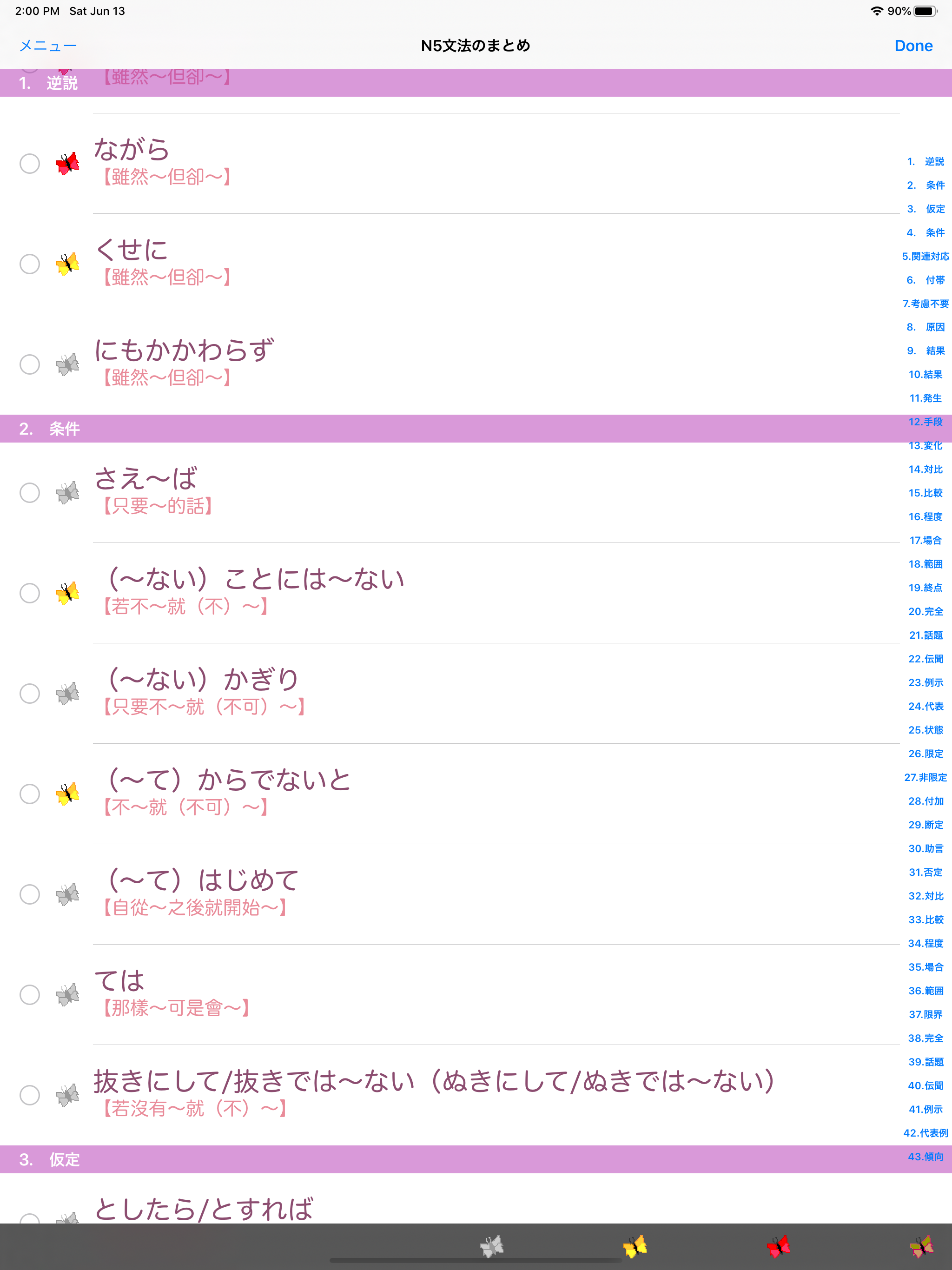 JLPT N2 文法