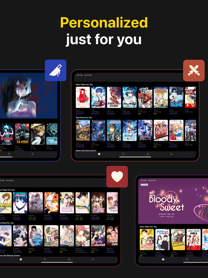 INKR — Comics Manga Webtoons