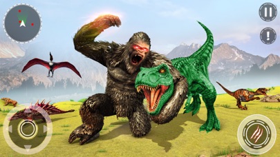 Dinosaur Rampage Gorilla Fight Screenshot