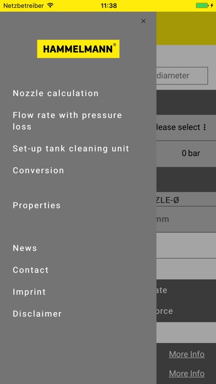 Water Jetting Calculator