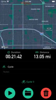gps workout tracker iphone screenshot 3