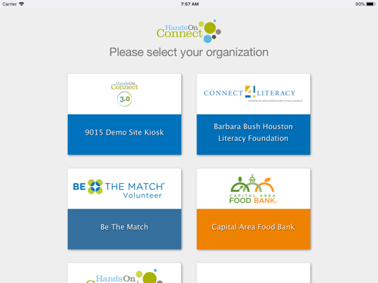 HandsOn Connect Admin Kiosk