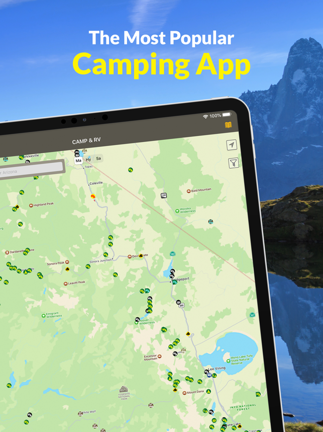 ‎Allstays Camp & RV - Road Maps Screenshot