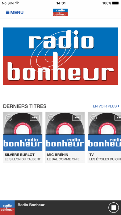 Screenshot #1 pour Radio Bonheur