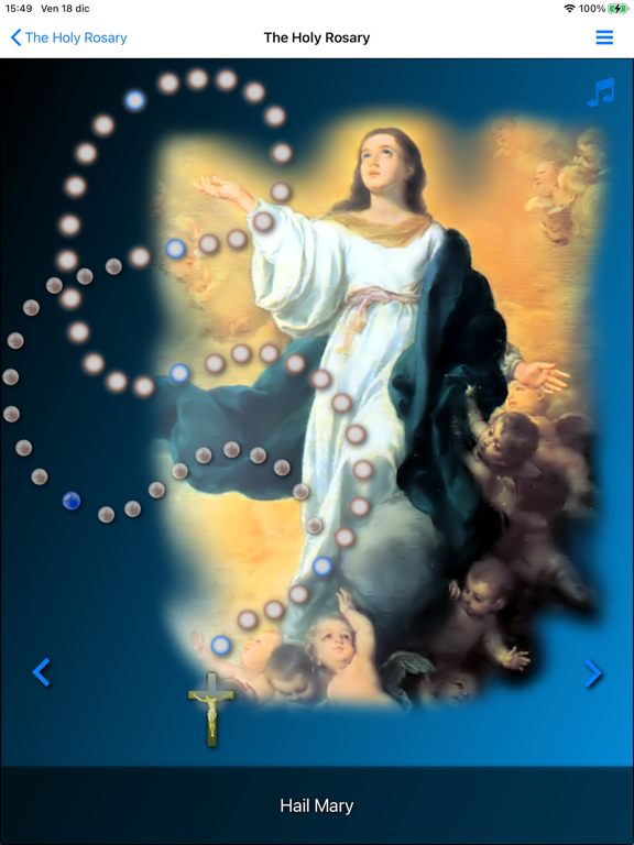 Rosary + Divine Mercy Chaplet iPad screenshot 7 - Lifestyle app