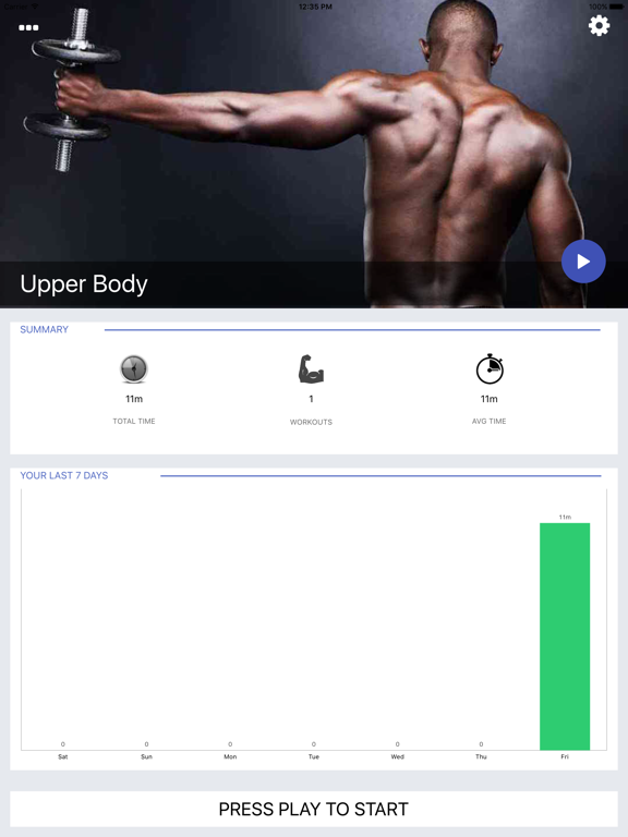 Screenshot #4 pour Upper Body Challenge Workout